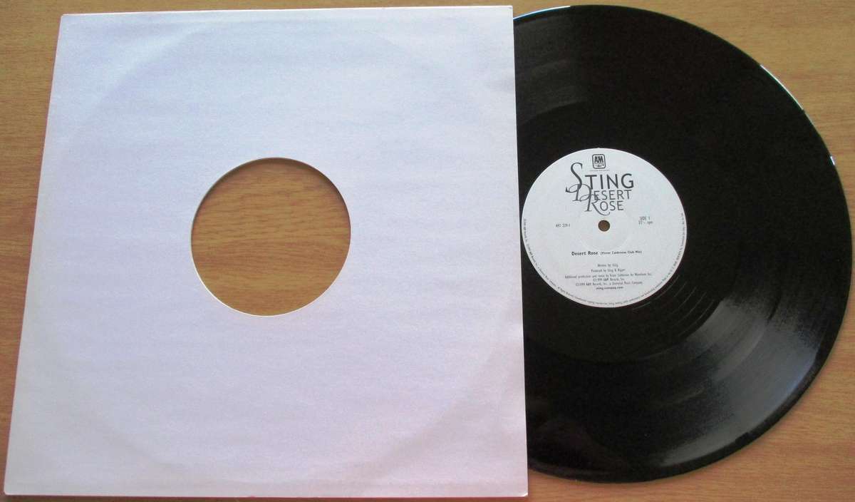 STING Desert Rose 12" Maxi Single VINYL RECORD