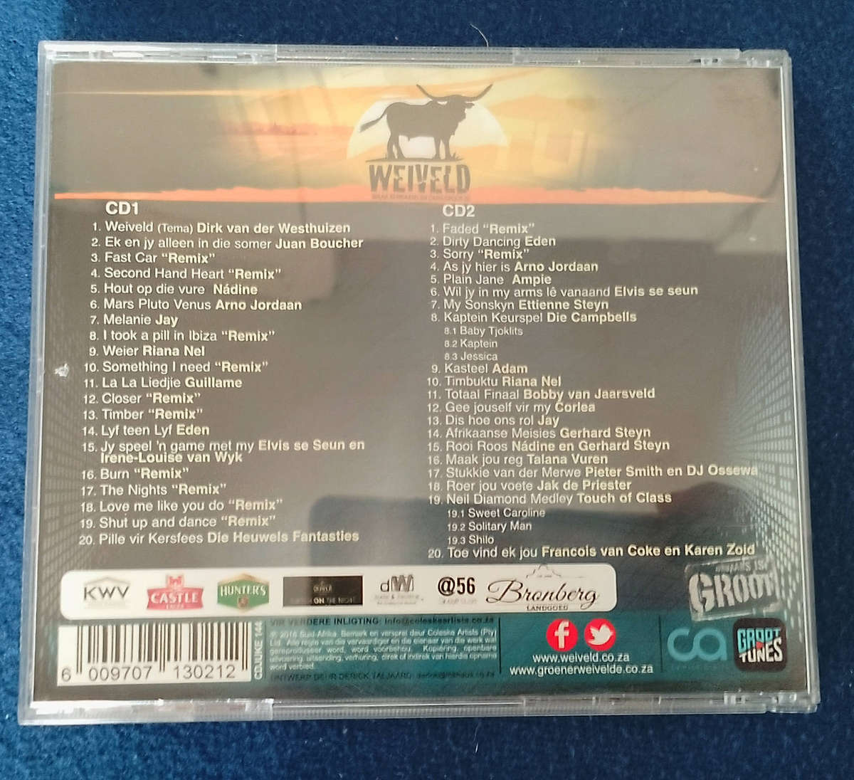 WEIVELD Tunes 2xCD [AFRIKAANS BOX 3]