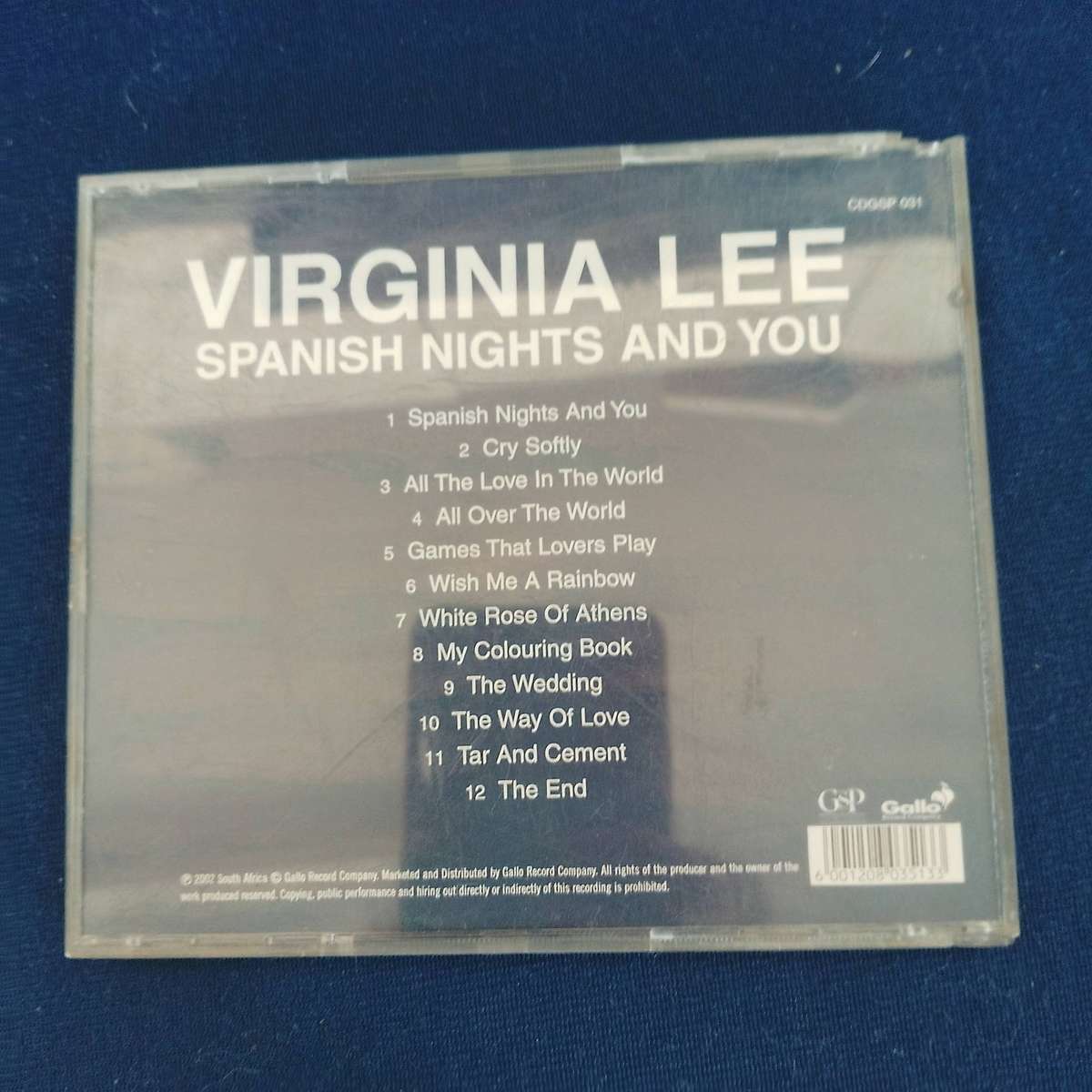 VIRGINIA LEE Spanish Nights and You  CD [AFRIKAANS-Religious BOX 5]
