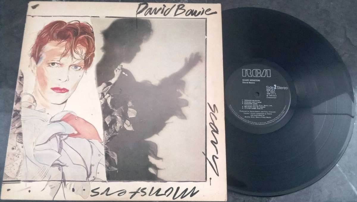 DAVID BOWIE Scary Monsters LP VINYL Record