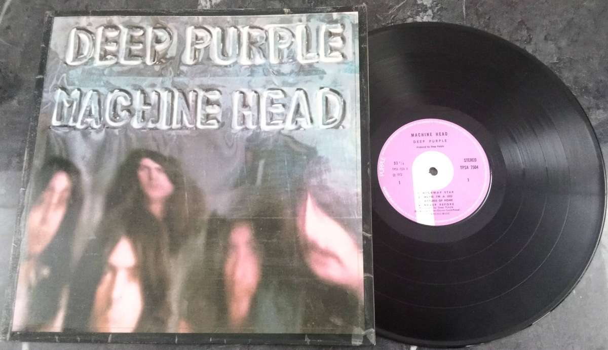 DEEP PURPLE Machine Head TPSA 7504 UK 1972 LP VINYL Record