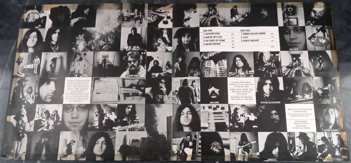 DEEP PURPLE Machine Head TPSA 7504 UK 1972 LP VINYL Record