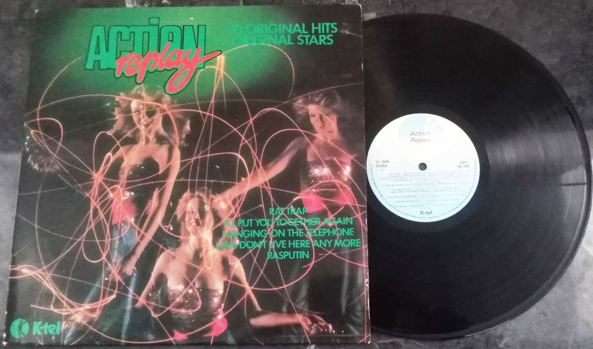 ACTION REPLAY Compilation LP VINYL Record