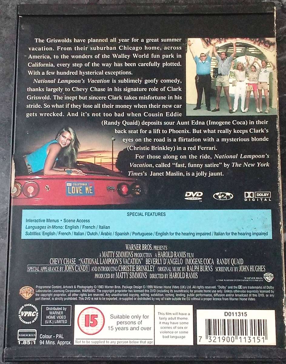 NATIONAL LAMPOON'S VACATION DVD [BBOX 12]