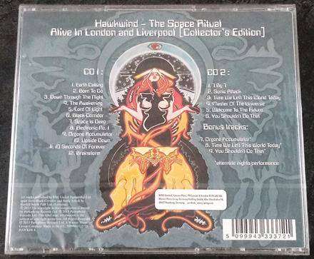 HAWKWIND Space Ritual with Bonus Tracks 2xCD