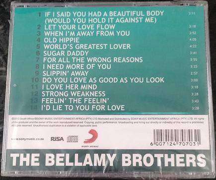 THE BELLAMY BROTHERS 14 Great Hits CD