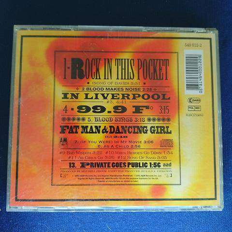 SUZANNE VEGA 99.9 Fahrenheit CD (SHELF Gx6]