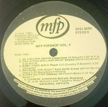 POPSHOP 14 LP VINYL Record