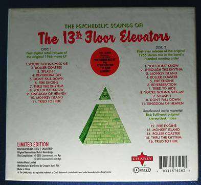 THE 13TH FLOOR ELEVATORS The Psychedelic Sounds of the Thirteenth Elevators 2xCD [msr]