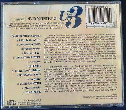 US3 Hand on the Torch CD [Gx47]