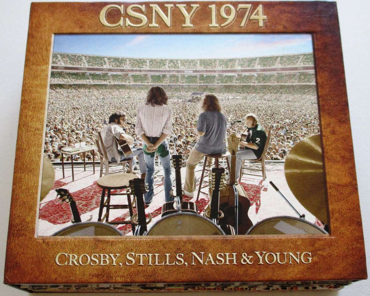 CROSBY, STILL, NASH & YOUNG CSNY 1974 3xCD+DVD+BOOK BOX SET