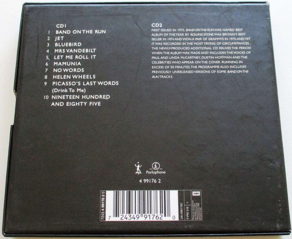 WINGS Band on the Run 2xCD BOX SET