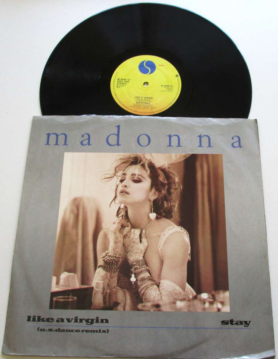MADONNA Like a Virgin U.S. Dance Mix / Stay 12" Maxi Single VINYL Record
