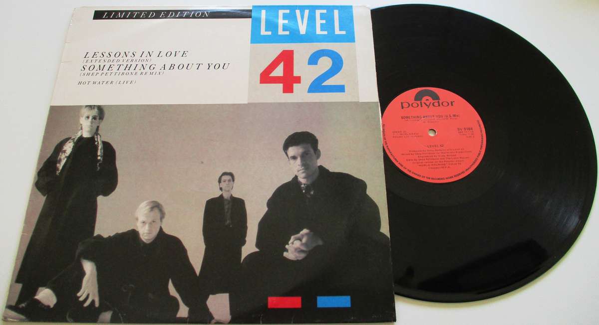 LEVEL 42 Lessons in Love / Something About You 12" Maxi Single VINYL Record