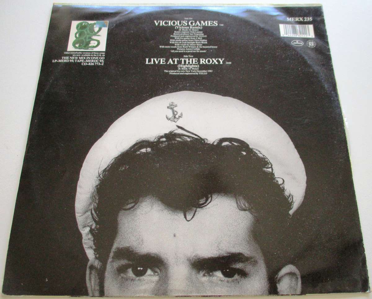 YELLO Vicious Games 12" Maxi Single VINYL Record