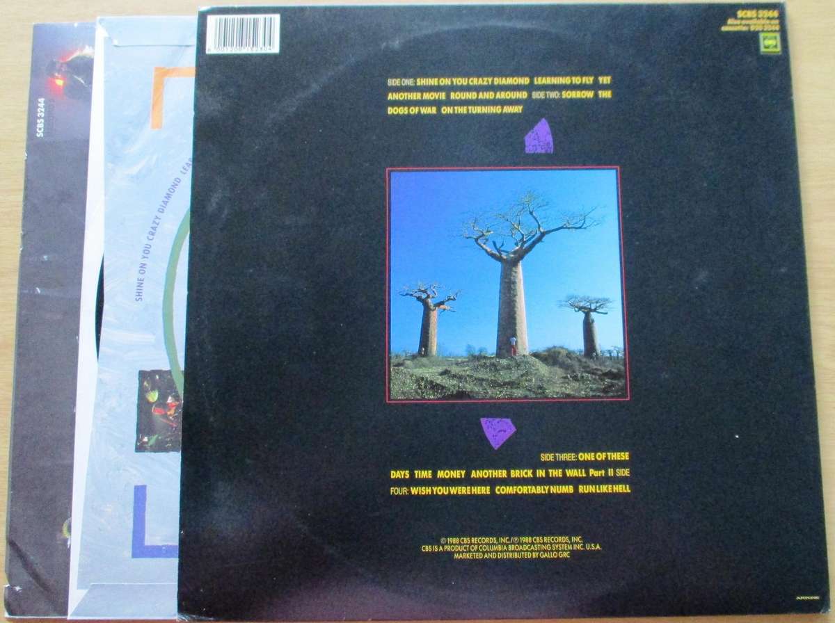 PINK FLOYD Delicate Sound of Thunder 2xLP VINYL RECORD