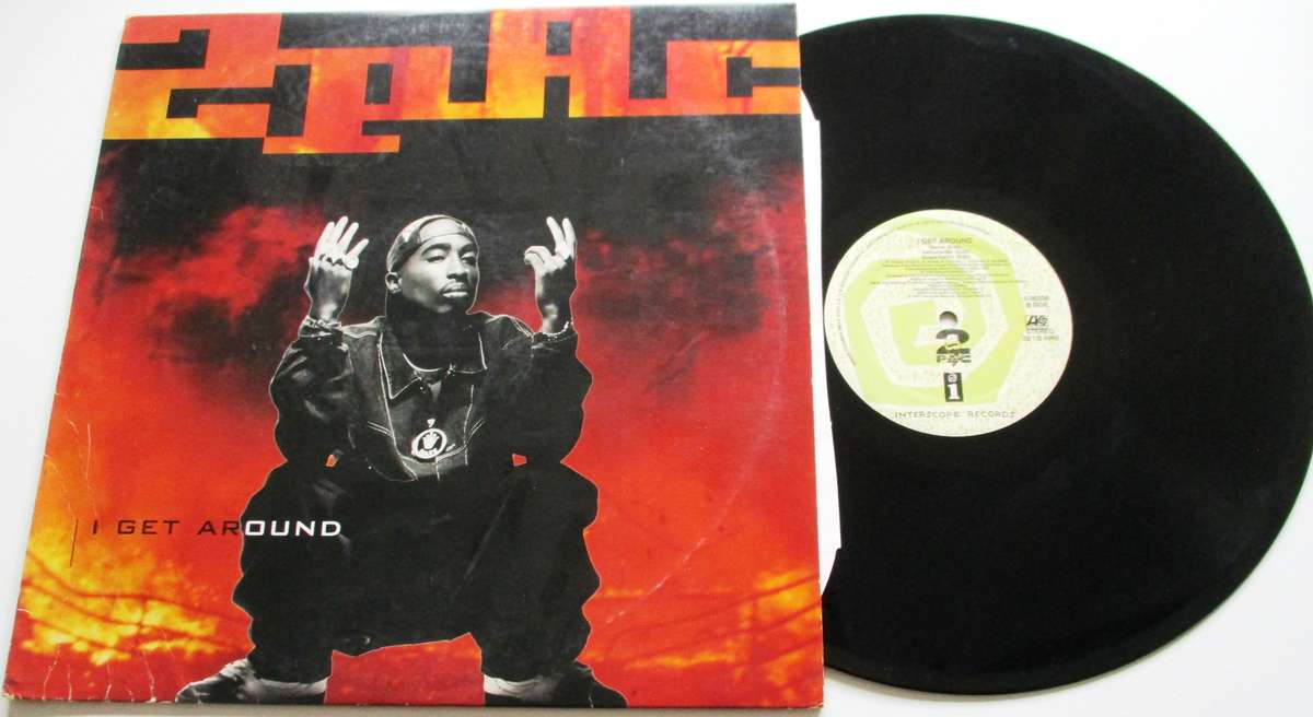 2PAC I Get Around  12" Maxi Single VINYL Record