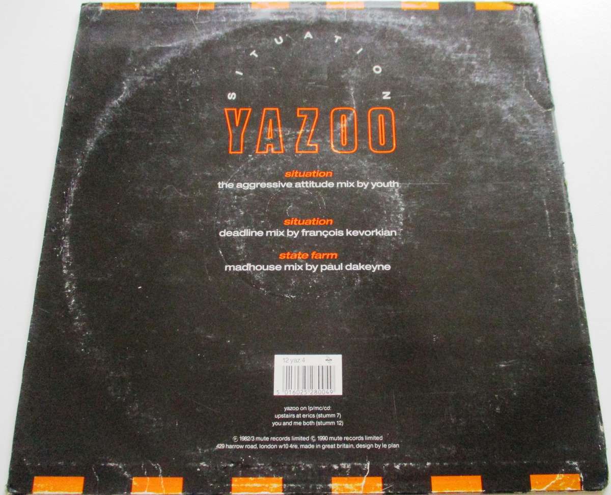 YAZOO Situation Remix  12" Maxi Single VINYL Record