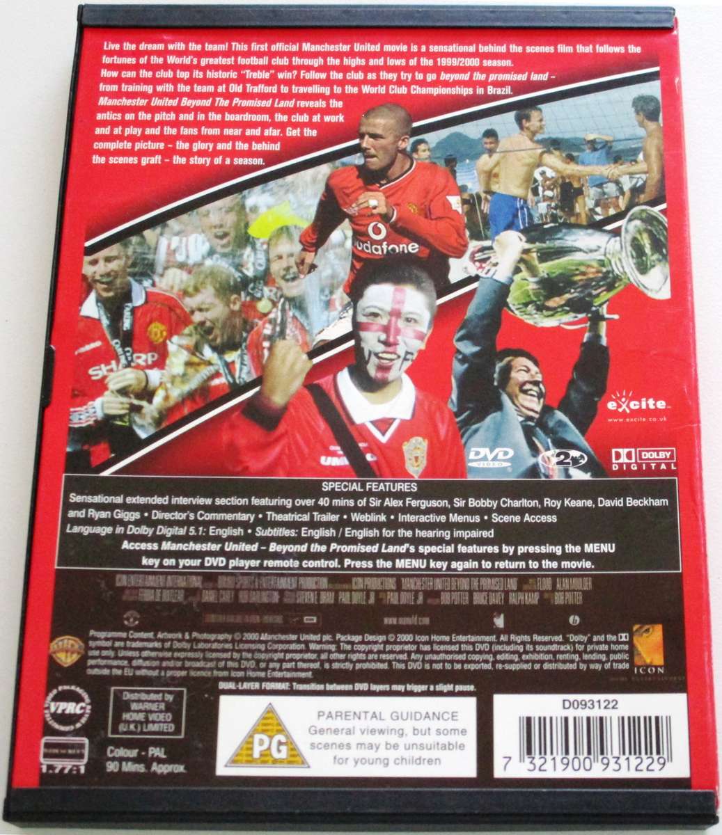 MANCHESTER UNITED Official Movie DVD [BBOX 5]