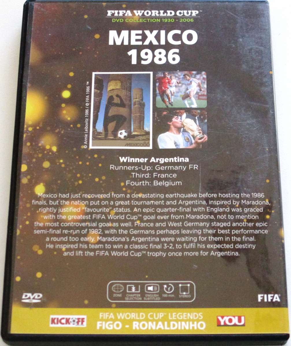 FIFA WORLD CUP MEXICO 1986 DVD [BBOX 5]