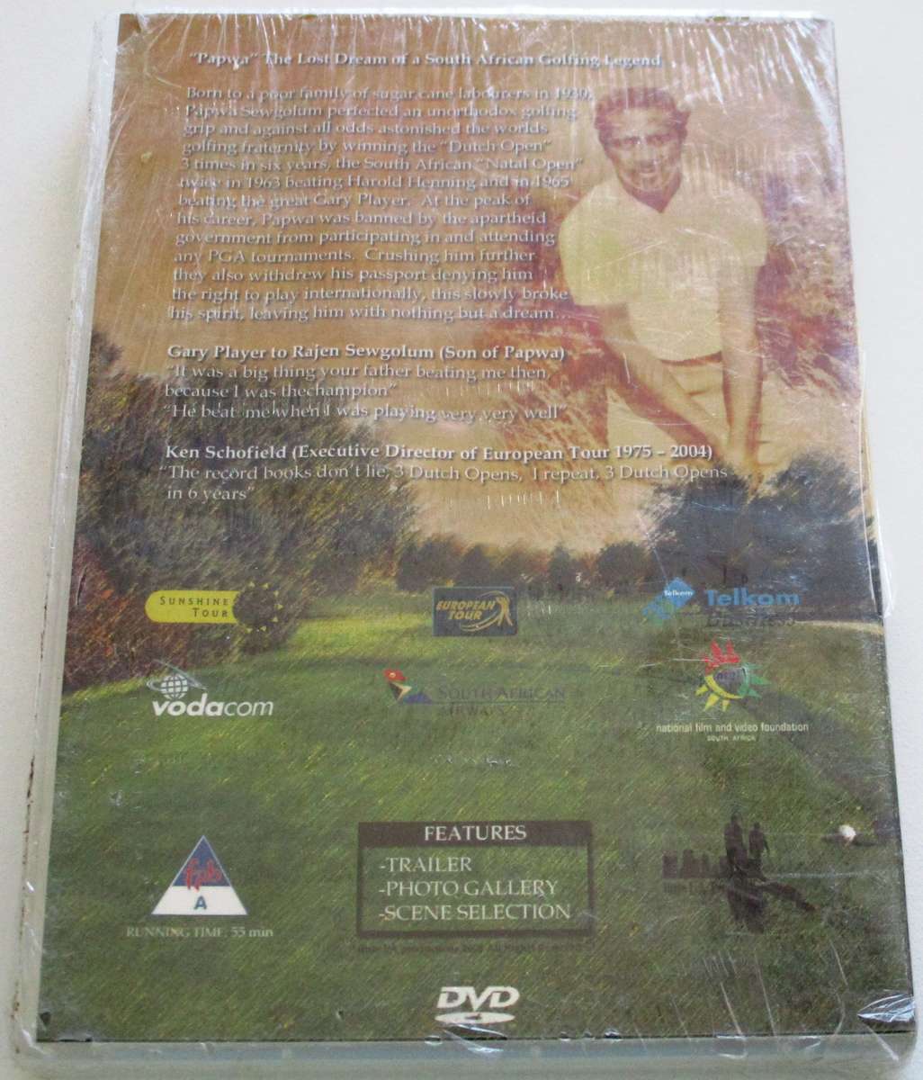 PAPWA The Lost Dream of a South African Golfing Legend DVD [BBOX 6]