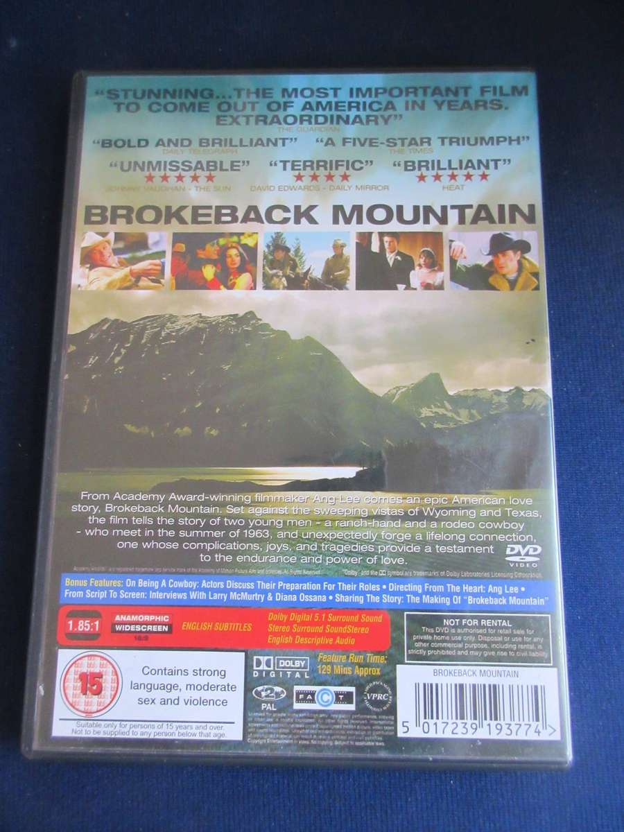 Brokeback Mountain DVD [BBOX 7] Region 2