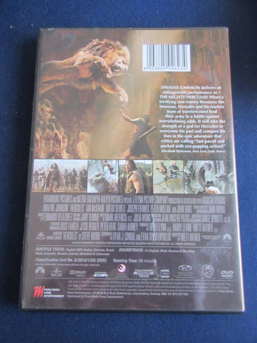 Hercules DVD Dwayne Johnson [BBOX 7] Region 2