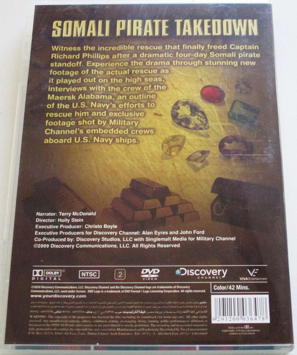 SOMALI PIRATE TAKEDOWN The Real Story DVD [BBOX 1]