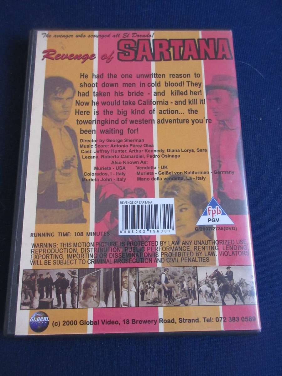 Revenge Of Sartana DVD [BBOX 2] Region 2