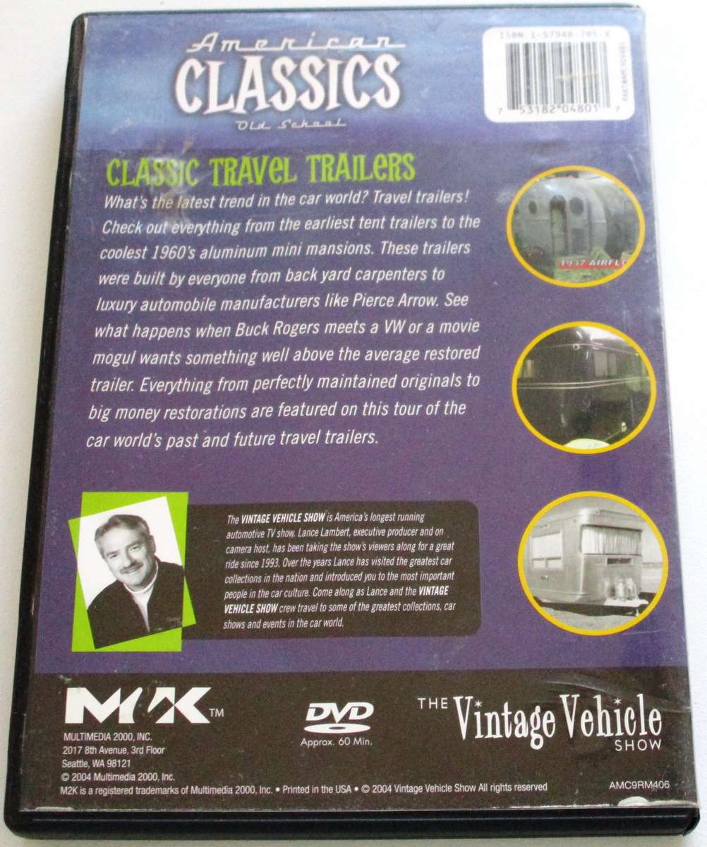 AMERICAN CLASSICS Old School Classic Travel Trailers DVD [BOX SET SHELF]