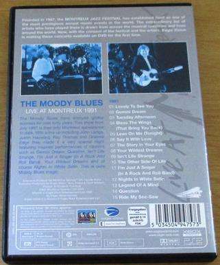 THE MOODY BLUES Live at Montreux 1991  DVD