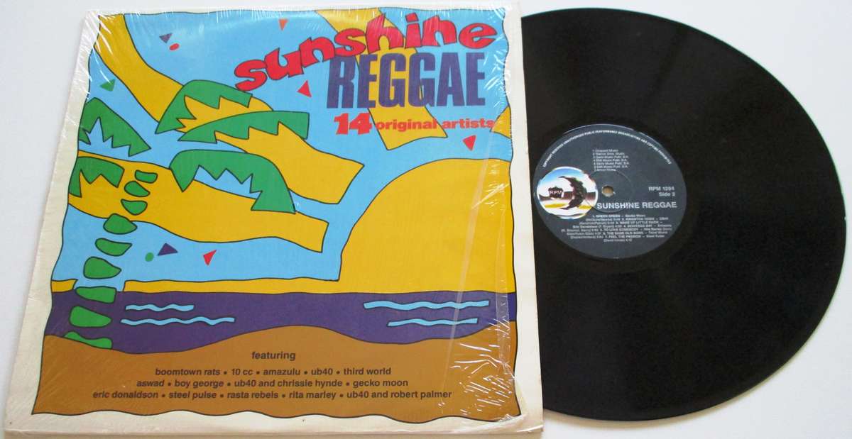 SUNSHINE REGGAE LP VINYL Record UB40 Aswad Rasta Rebels Bob Marley Steel Pulse