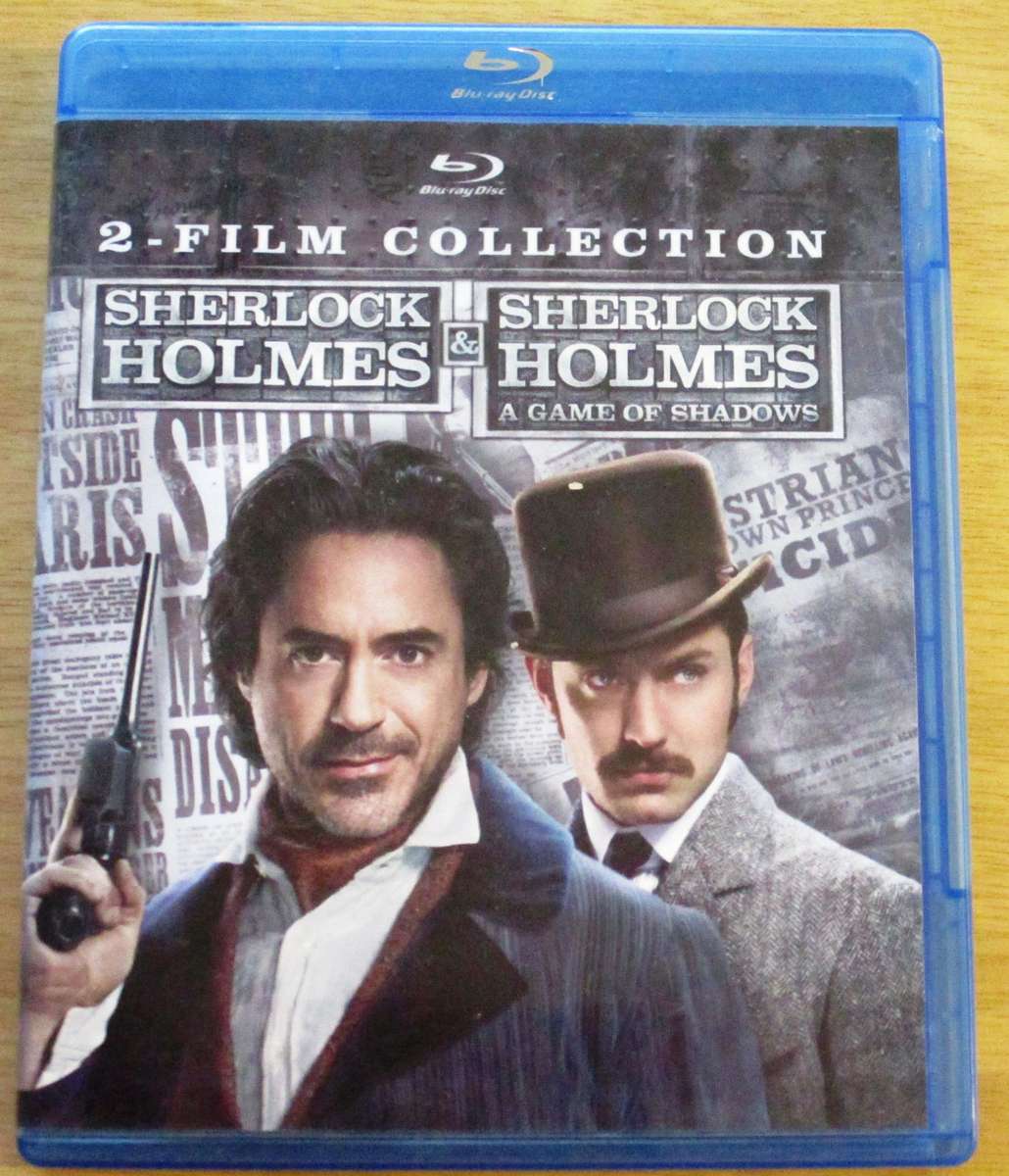 SHERLOCK HOLMES + A GAME OF SHADOWS 2xBLU RAY [BLU RAY SHELF]
