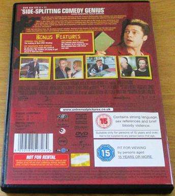 BURN AFTER READING George Clooney John Malkovich DVD [BBox 13]