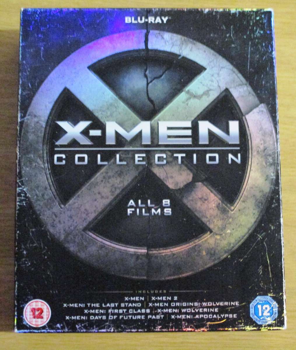 X-MEN Collection All 8 Films 8xBLU RAY Box Set