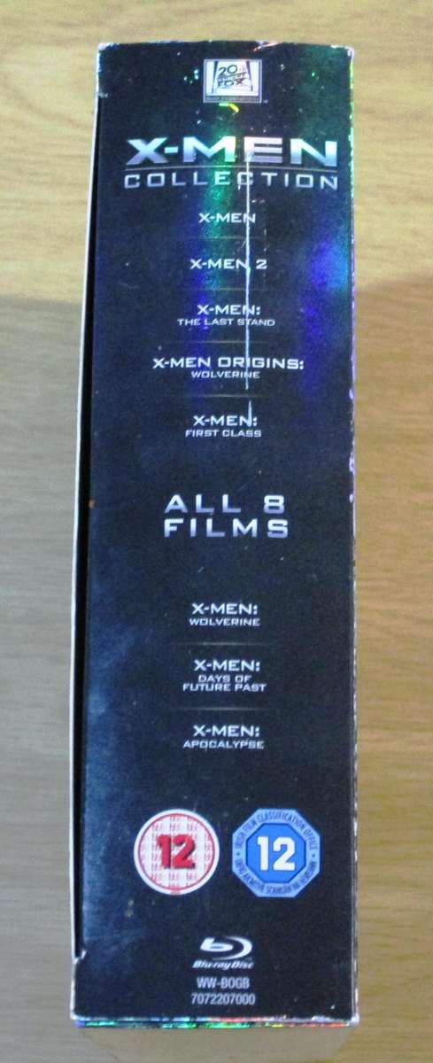 X-MEN Collection All 8 Films 8xBLU RAY Box Set