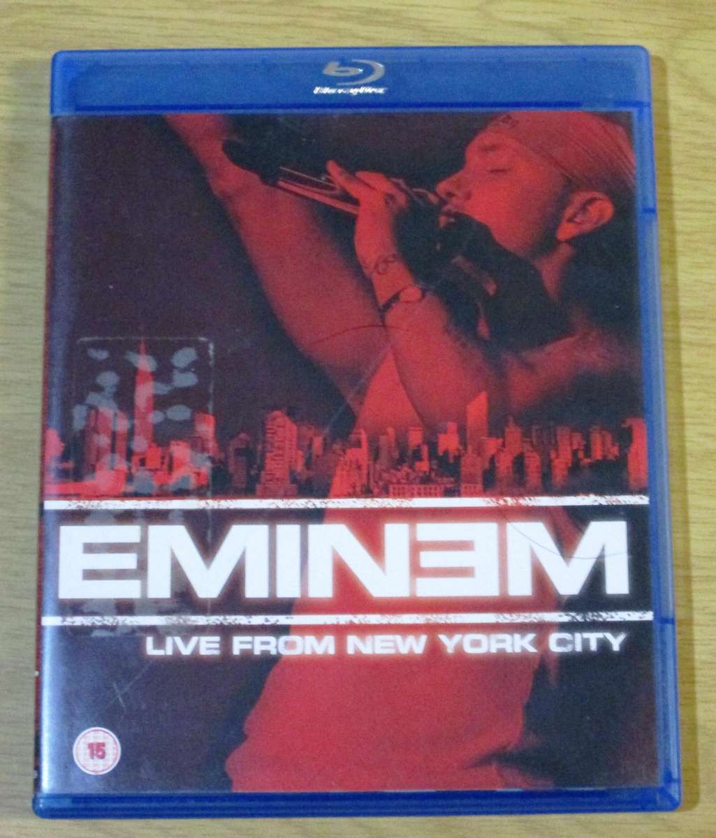 EMINEM Live From New York City BLU RAY