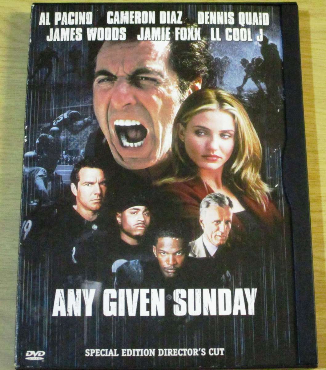 ANY GIVEN SUNDAY Al Pacino Cameron Diaz DVD [BBOX 1] Region 2