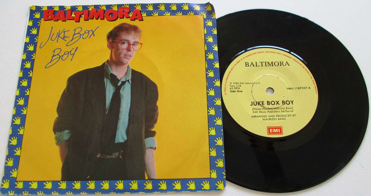 BALTIMORA Juke Box Boy 7` Single VINYL Record