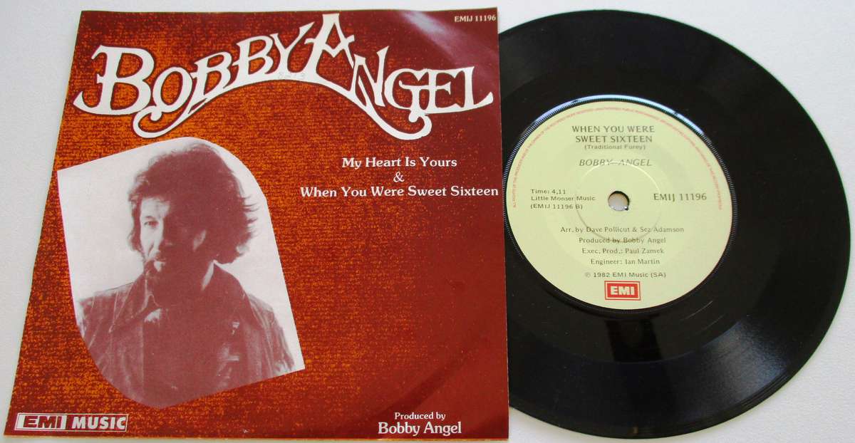 BOBBY ANGEL My Heart is Yours  7` Single VINYL Record