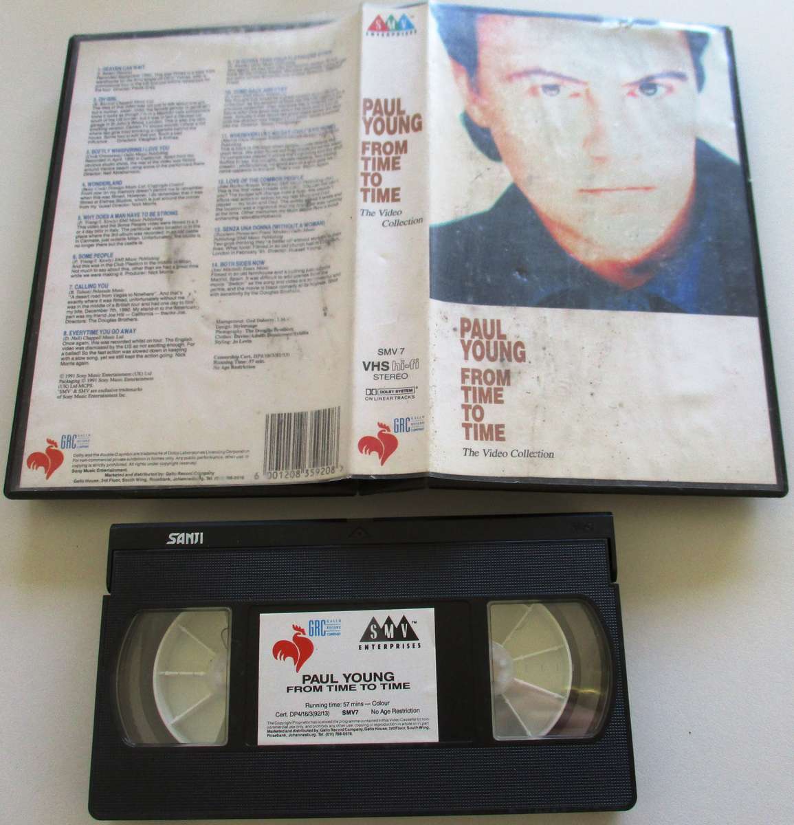PAUL YOUNG From Time to Time The Videos VHS Video Cassette