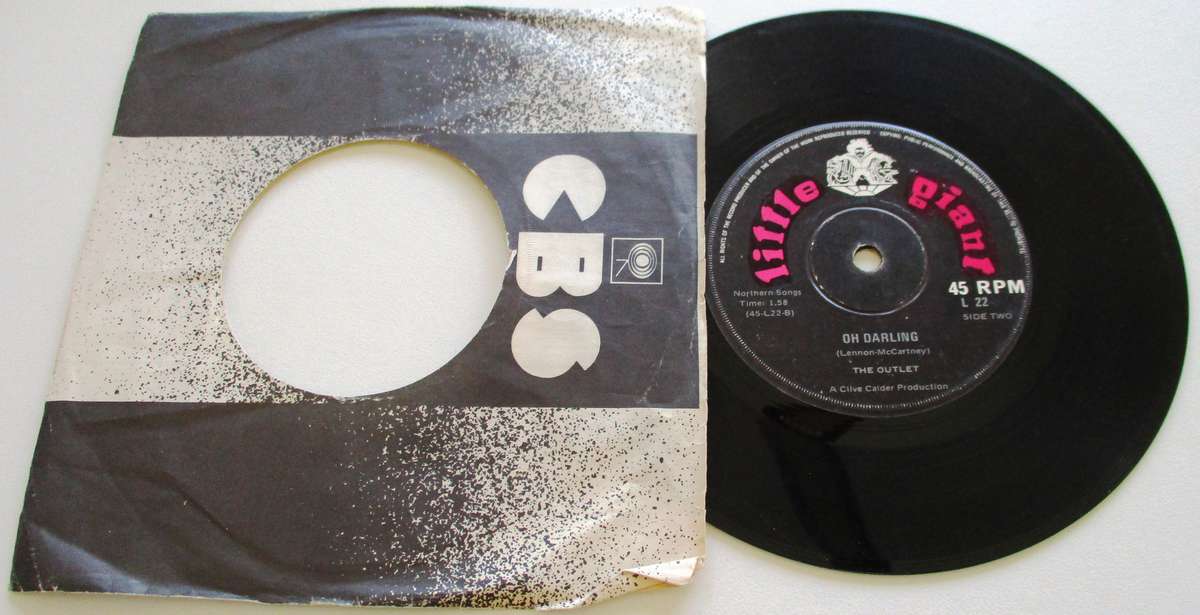 THE OUTLET What's on your Mind 7" Single Vinyl record