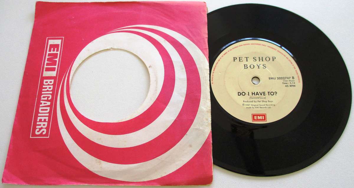 PET SHOP BOYS Always on my Mind 7" Single Vinyl record
