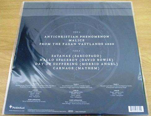 BEHEMOTH Antichristian Phenomenon LP VINYL Record
