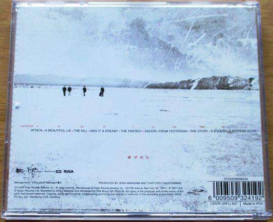 30 SECONDS TO MARS A Beautiful Lie CD [Shelf Zx4]