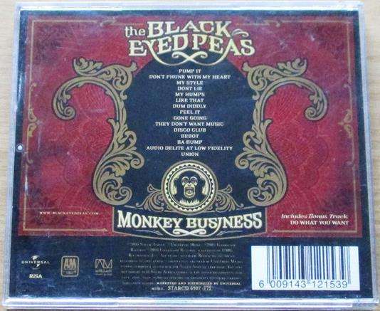 BLACK EYED PEAS Monkey Business CD [Zx6]