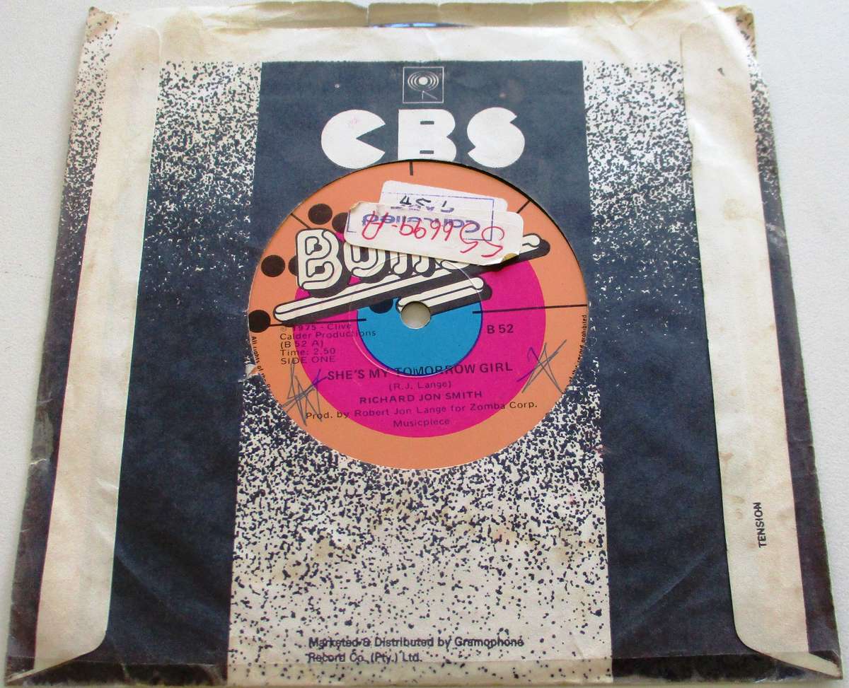 RICHARD JOHN SMITH She's my tomorrow Girl  7" Single Vinyl record