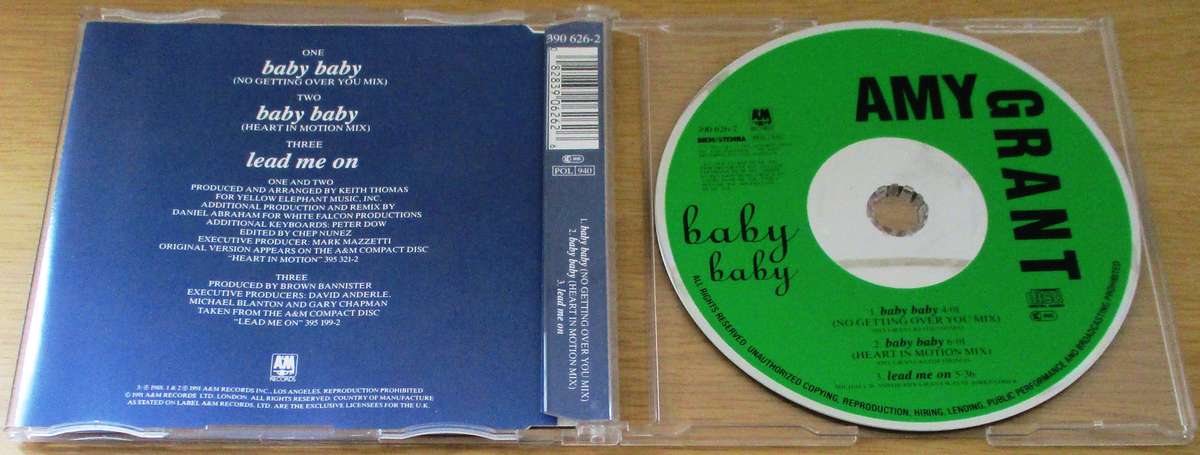 AMY GRANT Baby Baby CD Single [CD Singles Box]
