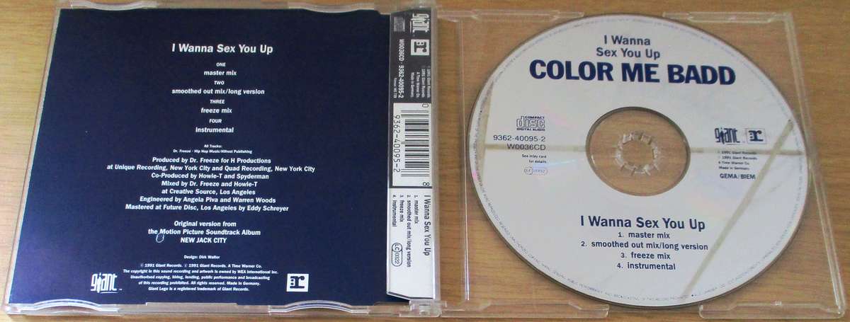 COLOR ME BADD I Wanna Sex You Up CD Single [CD Singles Box]