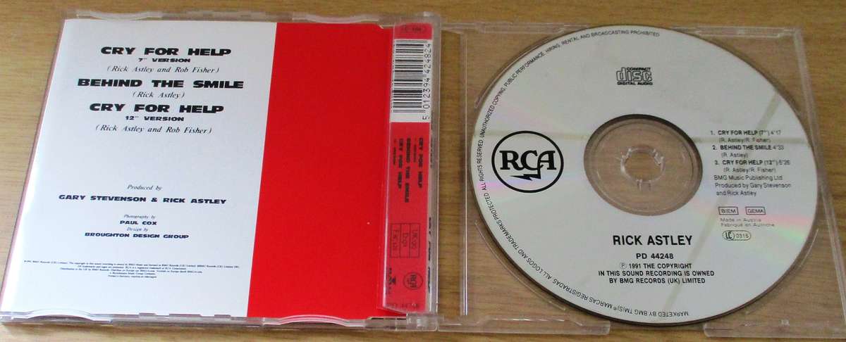 RICK ASTLEY Cry for Help CD Single [CD Singles Box]